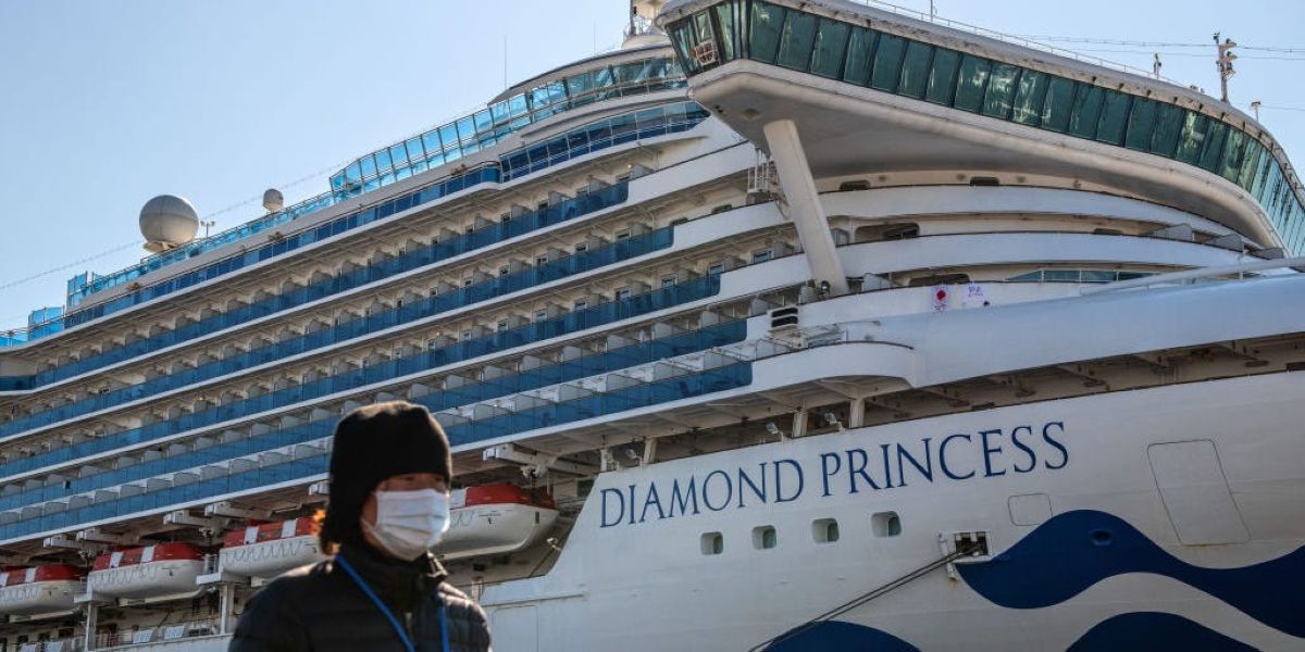 Карантинде болған Diamond Princess кемесінен 450-ге жуық адам сыртқа шығарылады