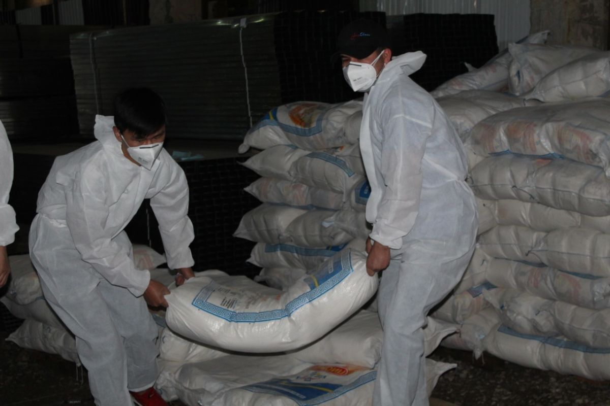 Аз қамтылған отбасыларға азық-түлік жеткізілуде