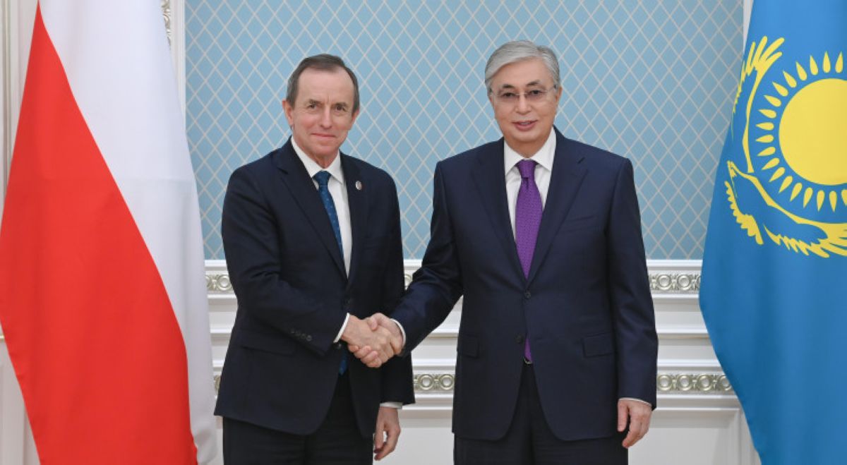 Президент Польша Сенатының Маршалы Томаш Гродзкийді қабылдады