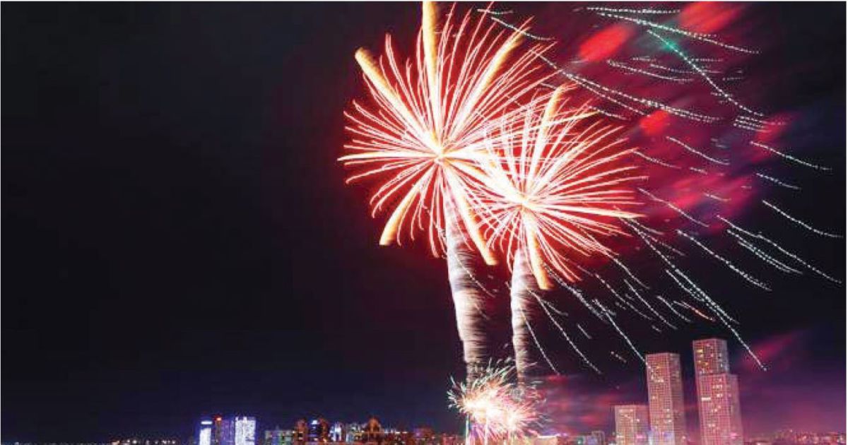 Тәуелсіздік күніне арналған мерекелік отшашу болды