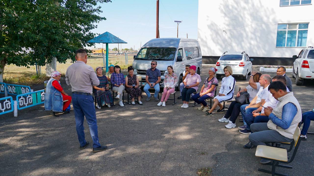 «Ауыл аманаты»: партия  мүшелері 74 ауылдық округті аралады