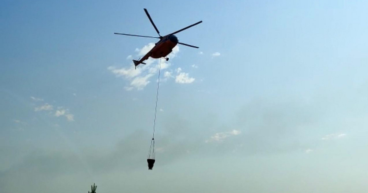 Абай облысындағы өртті сөндіруге тағы екі тікұшақ жіберілді