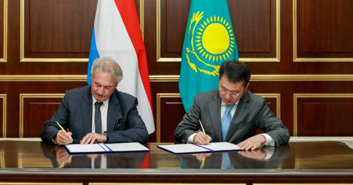 Қазақстан мен Люксембург тұрақты әуе тасымалы жөніндегі меморандумға қол қойды