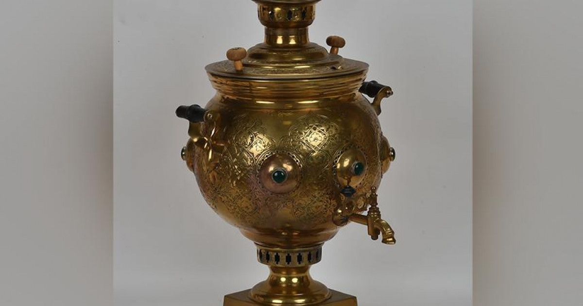 Абай қолданған самаурын - Ұлттық музейде