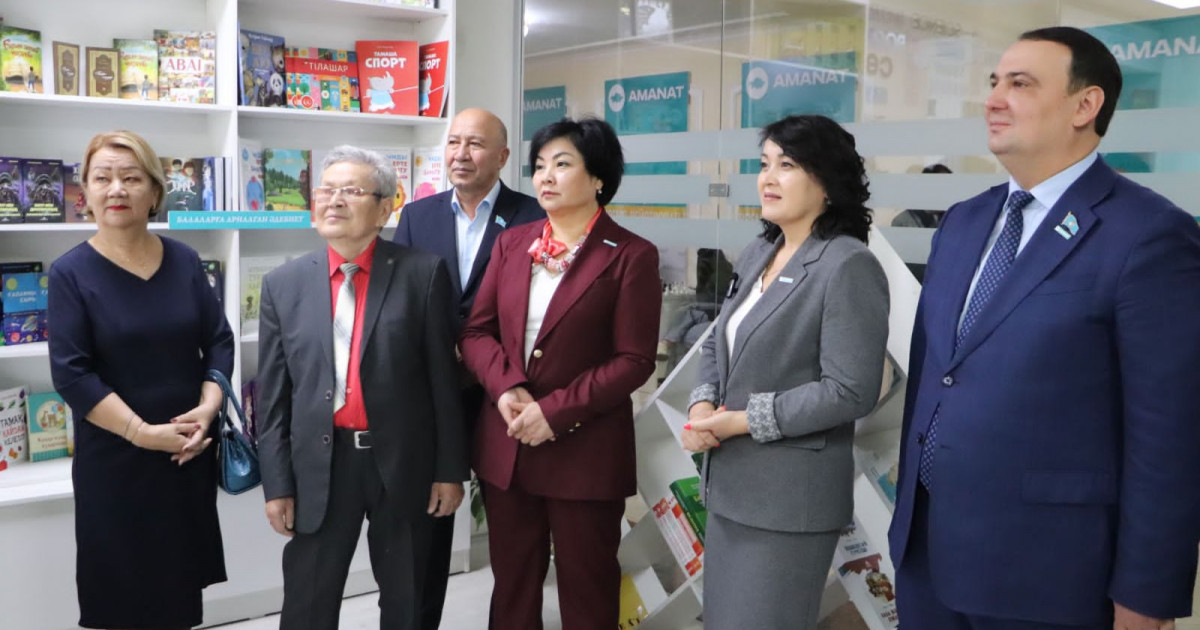 «AMANAT» мүшесі Ақсу қаласында кітап орталығын ашуды жоспарлап отыр