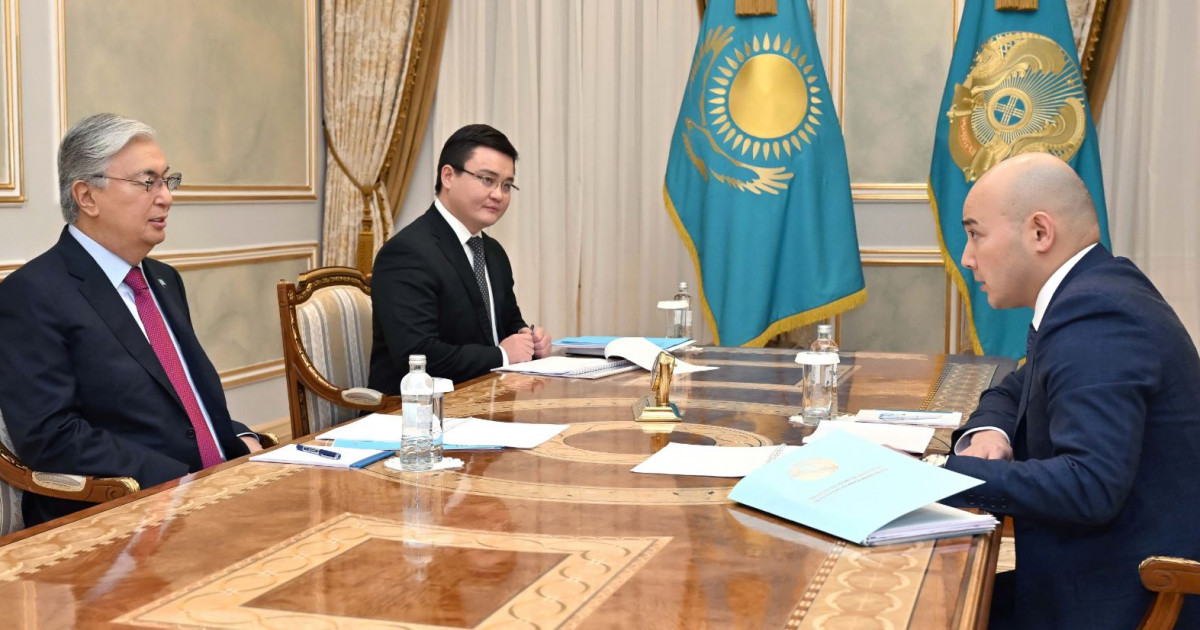 Президент Ұлттық экономика министрін қабылдады