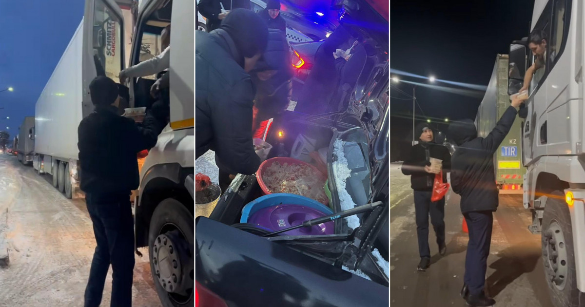 AMANAT: Алматы облысында жолда қалған жолаушыларға көмек көрсетті