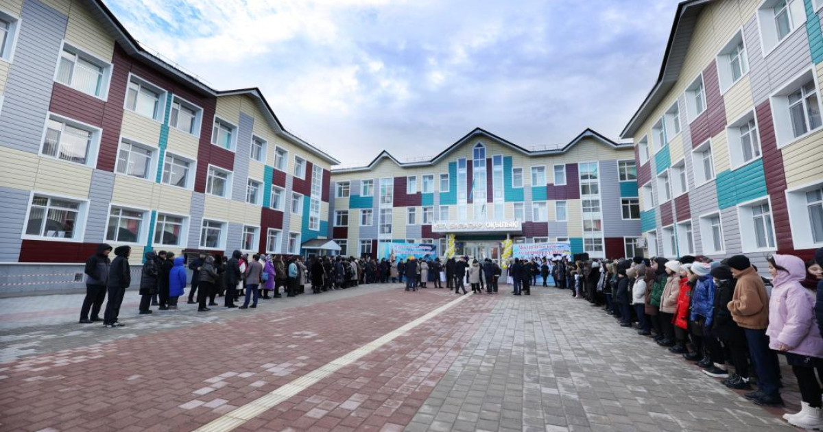 «AMANAT»: Таразда 1200 орындық мектеп пайдалануға берілді