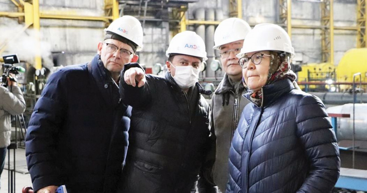 Алматы жылу электр стансасына барды