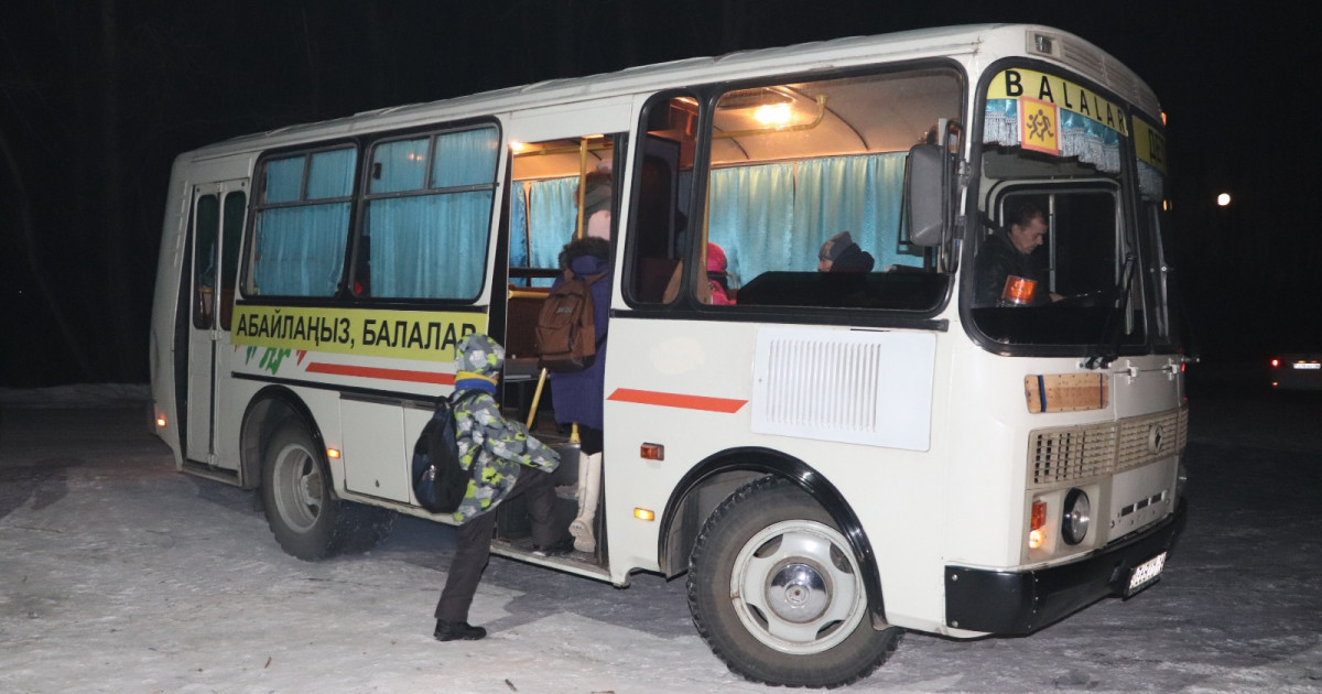«AMANAT»: Мектеп оқушыларын тасымалдайтын автобус мәселесі шешілді