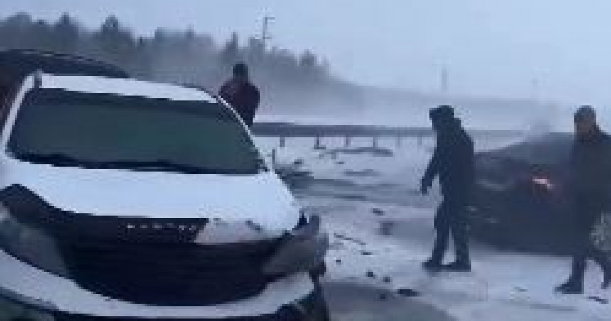 «Астана-Петропавл» тасжолында бір сәтте 10-ға жуық көлік соқтығысты
