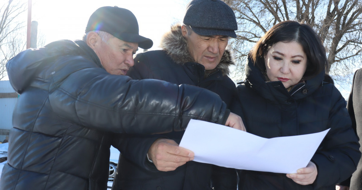 Меркіде мектеп салынып жатыр