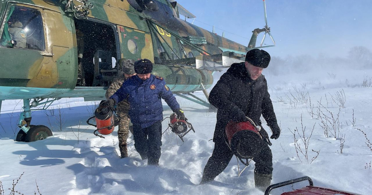 Байбура асуындағы ахуалды тікұшақпен бақылады