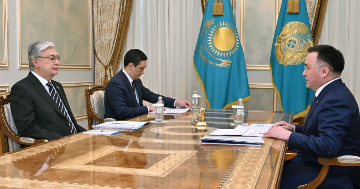 Мемлекет басшысы Жоғарғы сот төрағасы Асламбек Мерғалиевті қабылдады