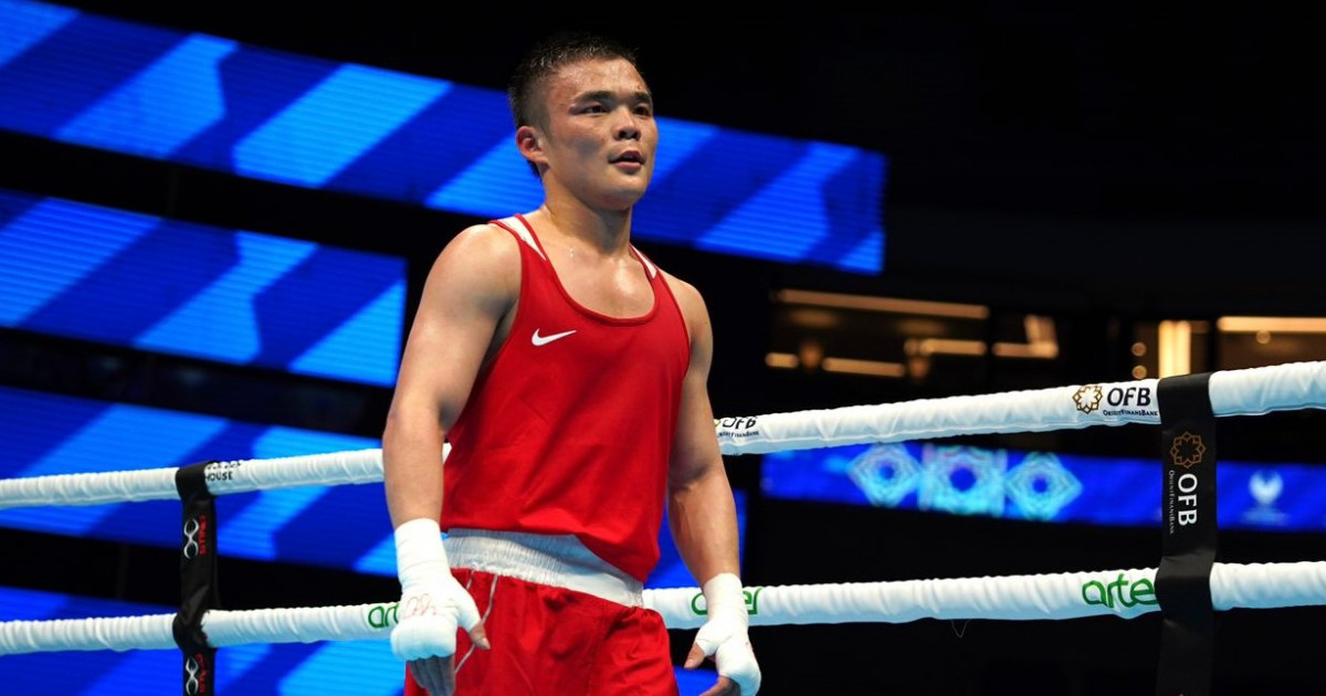 Талғат Сырымбетов Бакуде өзбек боксшысын сенімді түрде жеңіп, финалға шықты