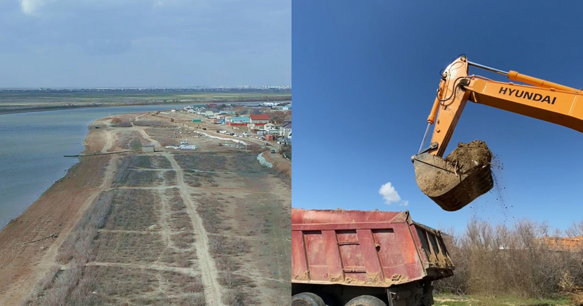 «AMANAT» партиясы Атырау облысында 21,2 шақырым бөгет салып жатыр