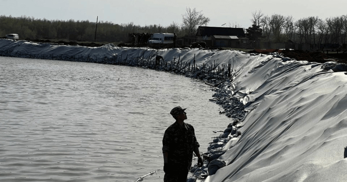 БҚО-дағы Жайық өзенінің деңгейі қауіпті межеден асып барады