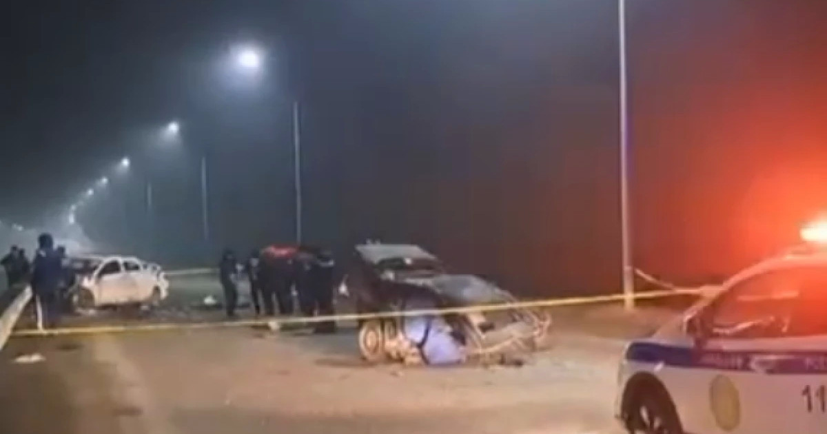 Қарағандыда жантүршігерлік жол апатынан 5 адам қайтыс болды (ВИДЕО)