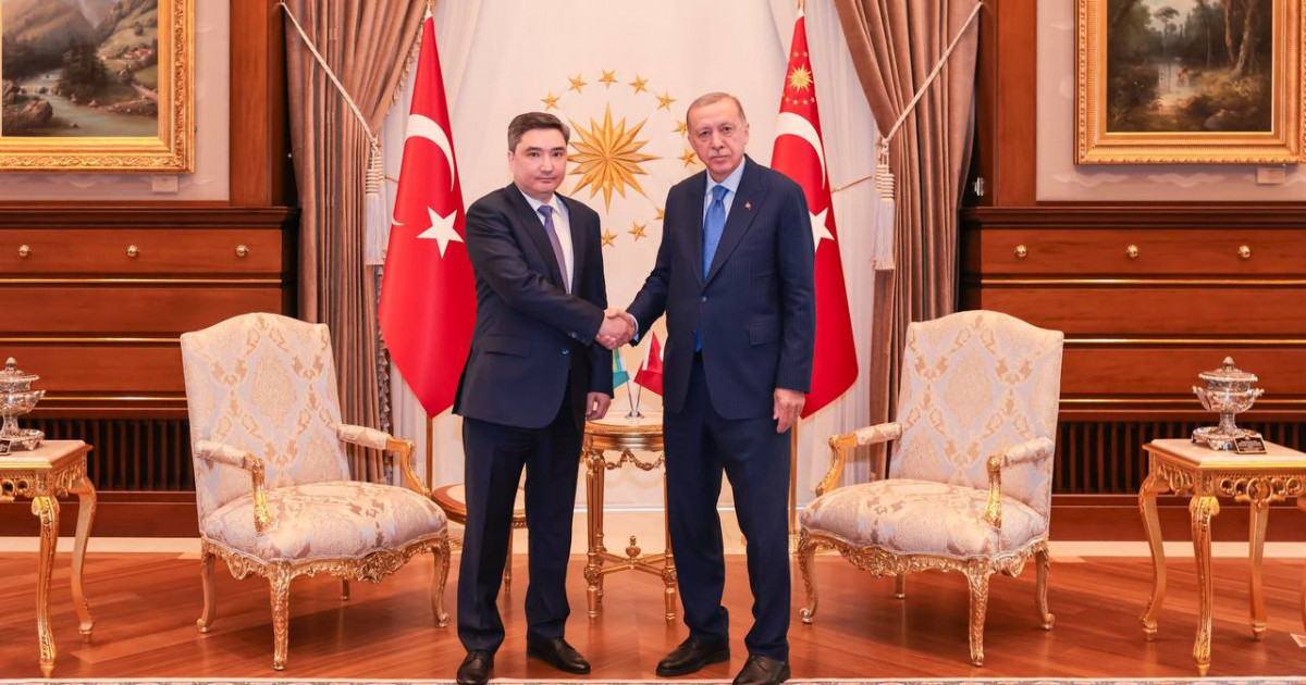 Олжас Бектенов Түркия президентінің қабылдауында болды