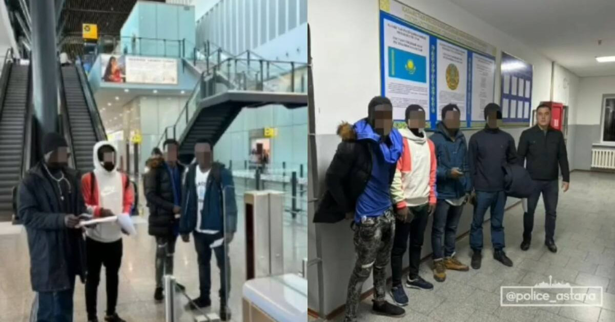 Полицейлер Гана мемлекетінің азаматтарын депортациялады