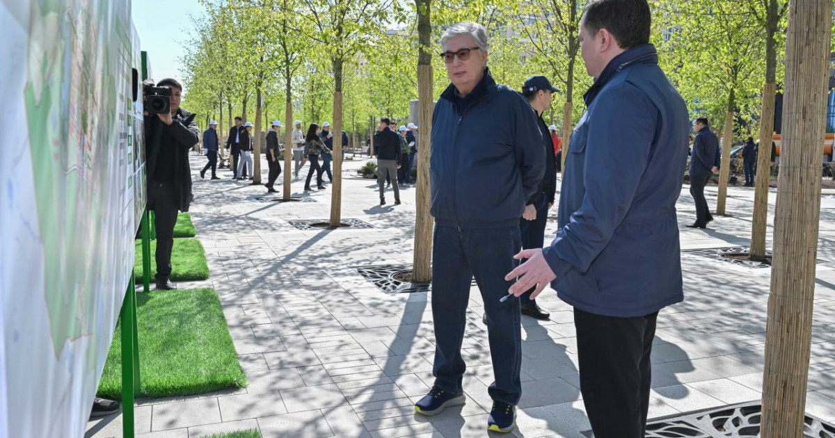 Президент Астана қаласын абаттандыру және көгалдандыру жоспарымен танысты