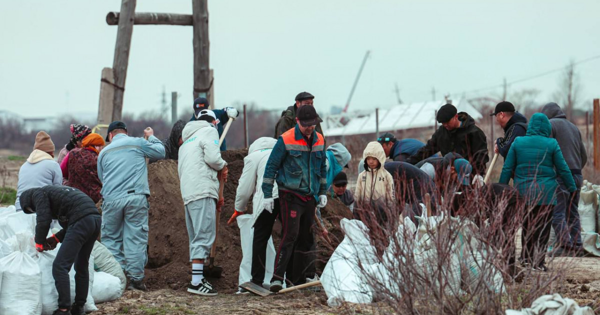 Су тасқыны: Ел-жұрт жұдырықтай жұмылып,  іске кірісті