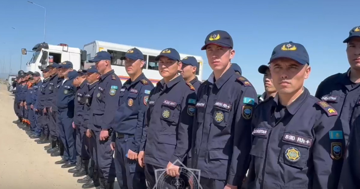 Түркістан облысының құтқарушылары Батыс Қазақстан облысына аттанды