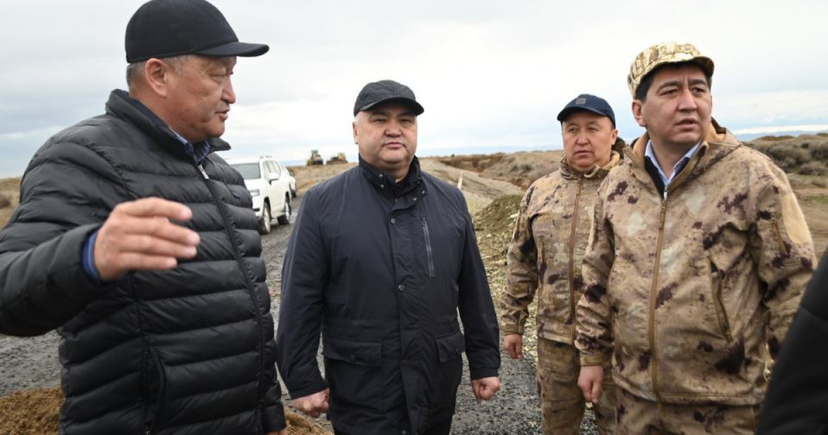 Уақытша өткел салынып жатыр