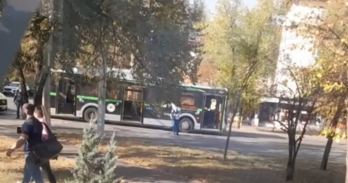 Алматыда 5 жасар баланы автобус қағып кетті (видео)