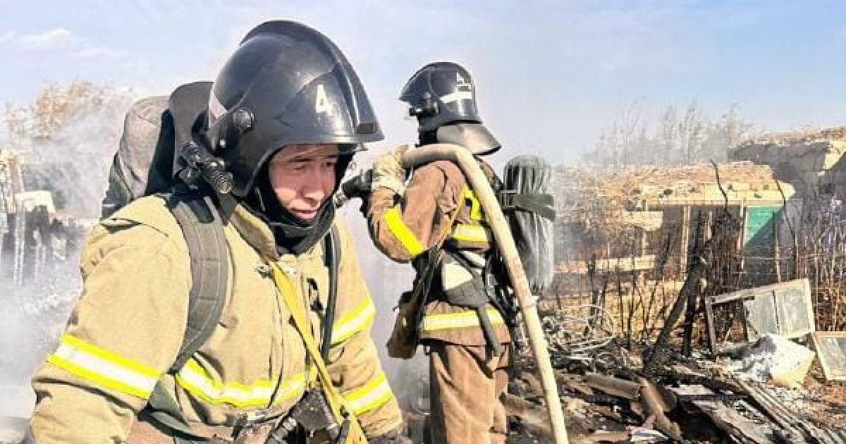 Қызылордалық өрт сөндірушілер жарылыстың алдын алды