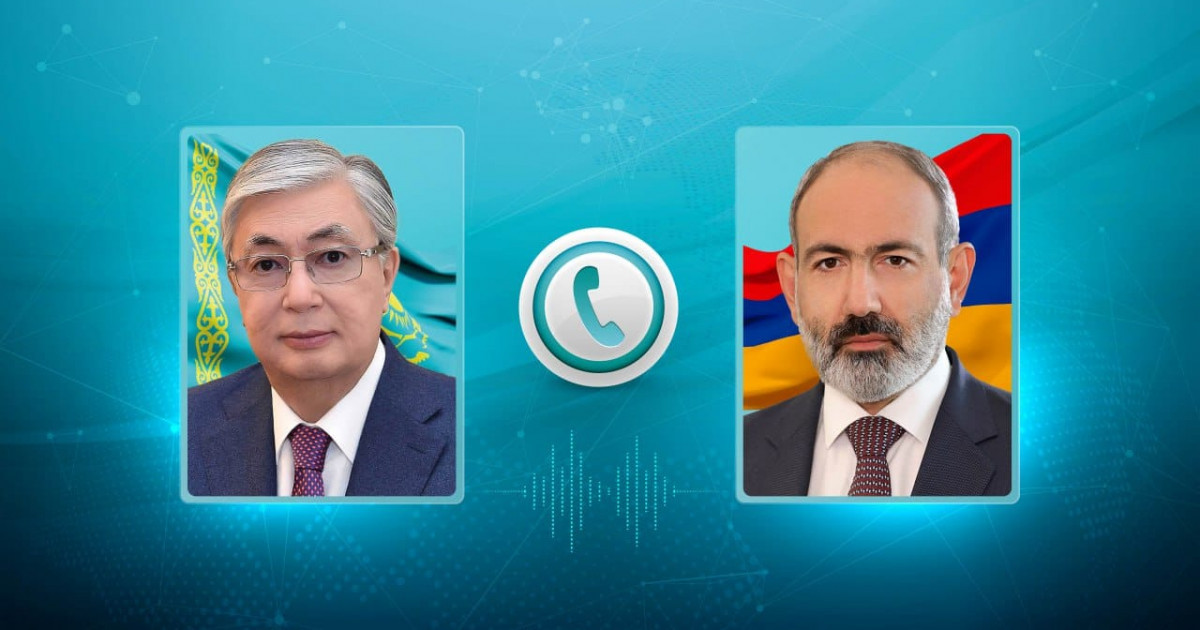 Мемлекет басшысы Никол Пашинянмен телефон арқылы сөйлесті