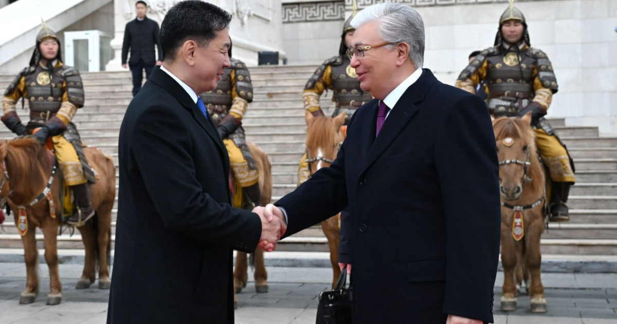 Моңғолияда Тоқаевты салтанатты түрде қарсы алу рәсімі өтті