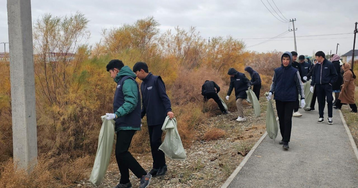 Қызылорда облысының жастары «Таза Қазақстан» экологиялық акциясына белсенді қатысуда