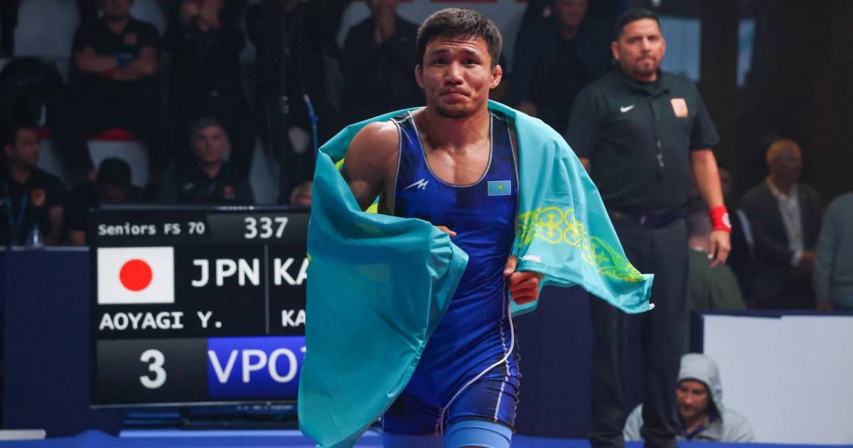 Нұрқожа Қайпанов күрестен әлем чемпионатында алтын медаль алды