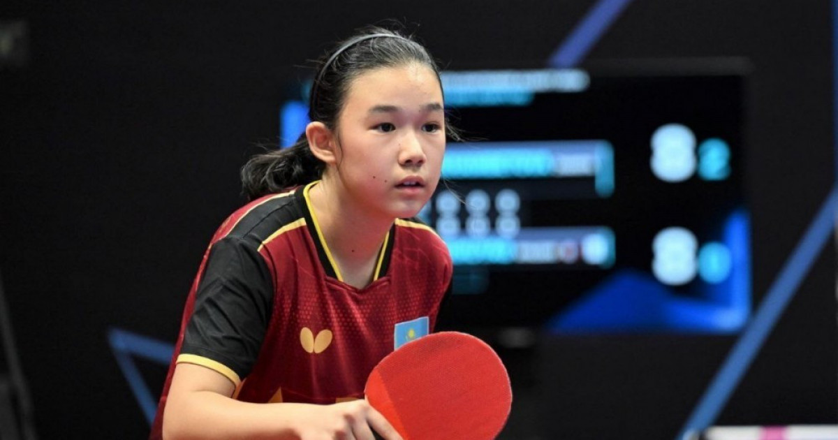 Жәния Бекмұхамбетова Венгрияда үстел теннисінен өткен чемпионатта жүлдегер атанды