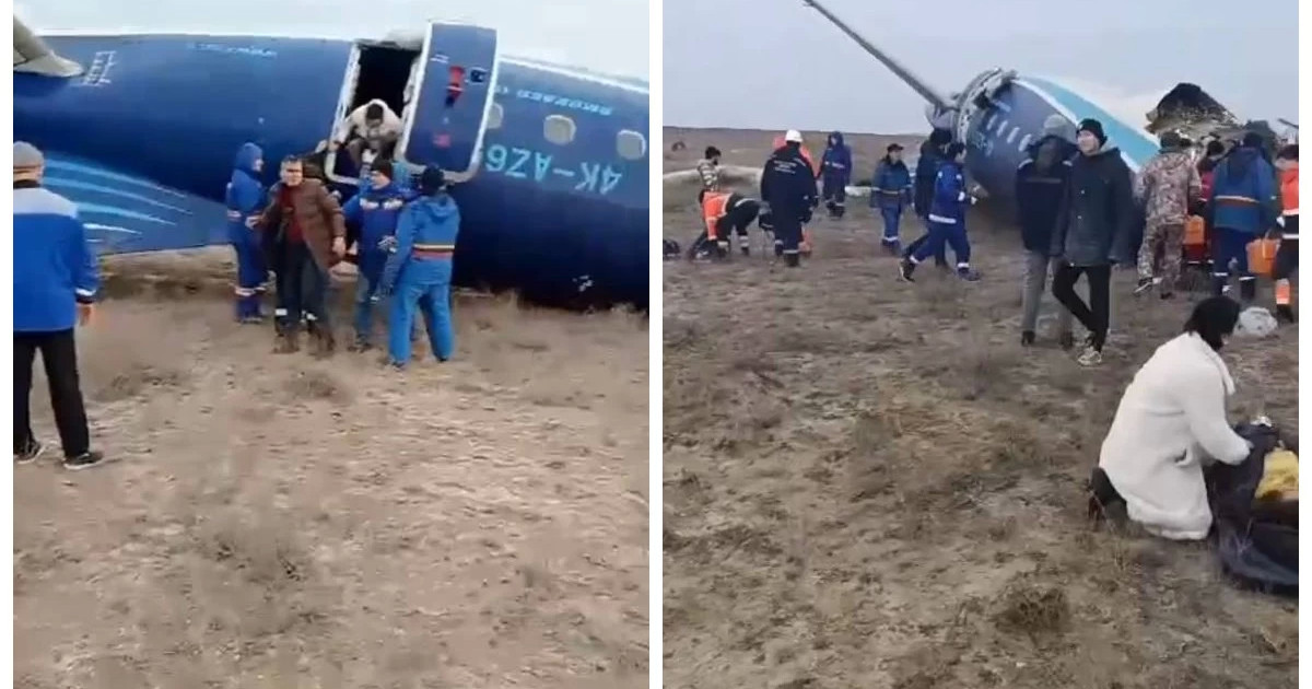 Ақтау маңында құлаған ұшақта алты қазақстандық болған