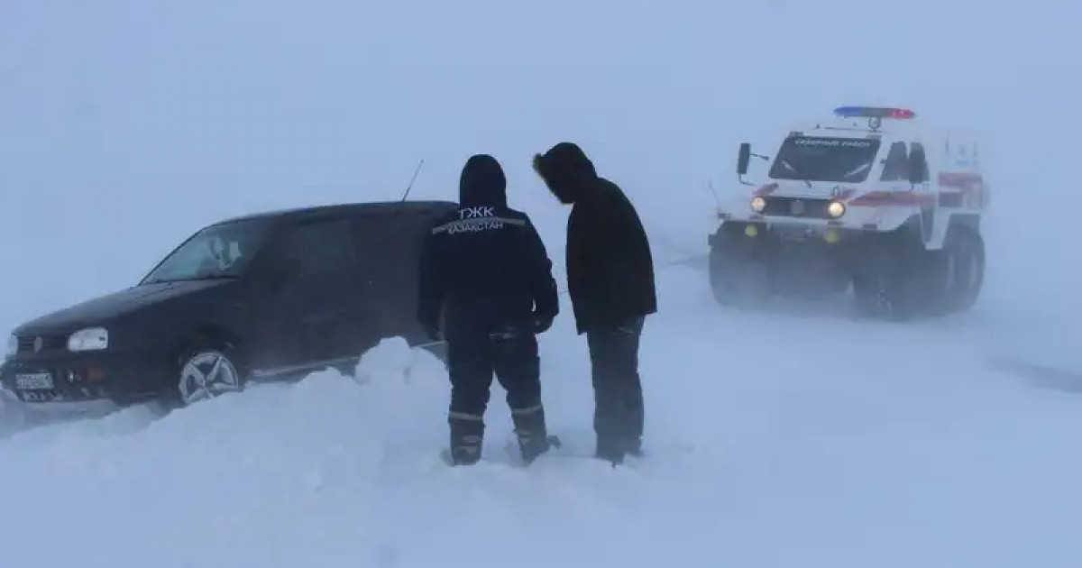 Ауа райына байланысты Батыс Қазақстан облысында жол жабылады