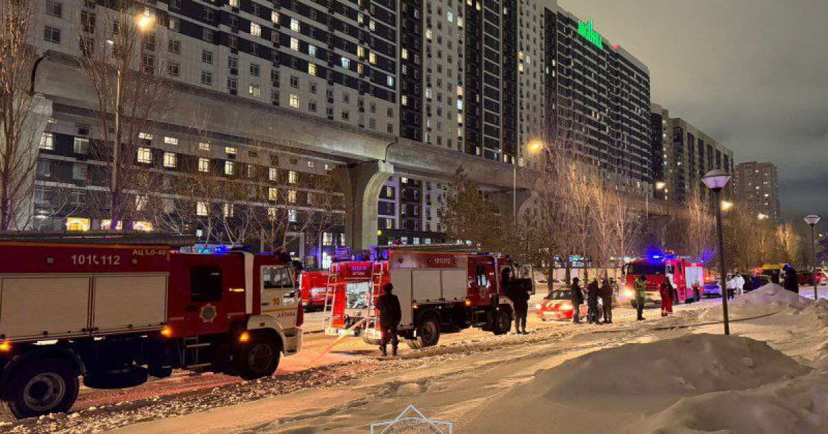 Елордалық құтқарушылар фитнес орталығындағы өртті сөндірді