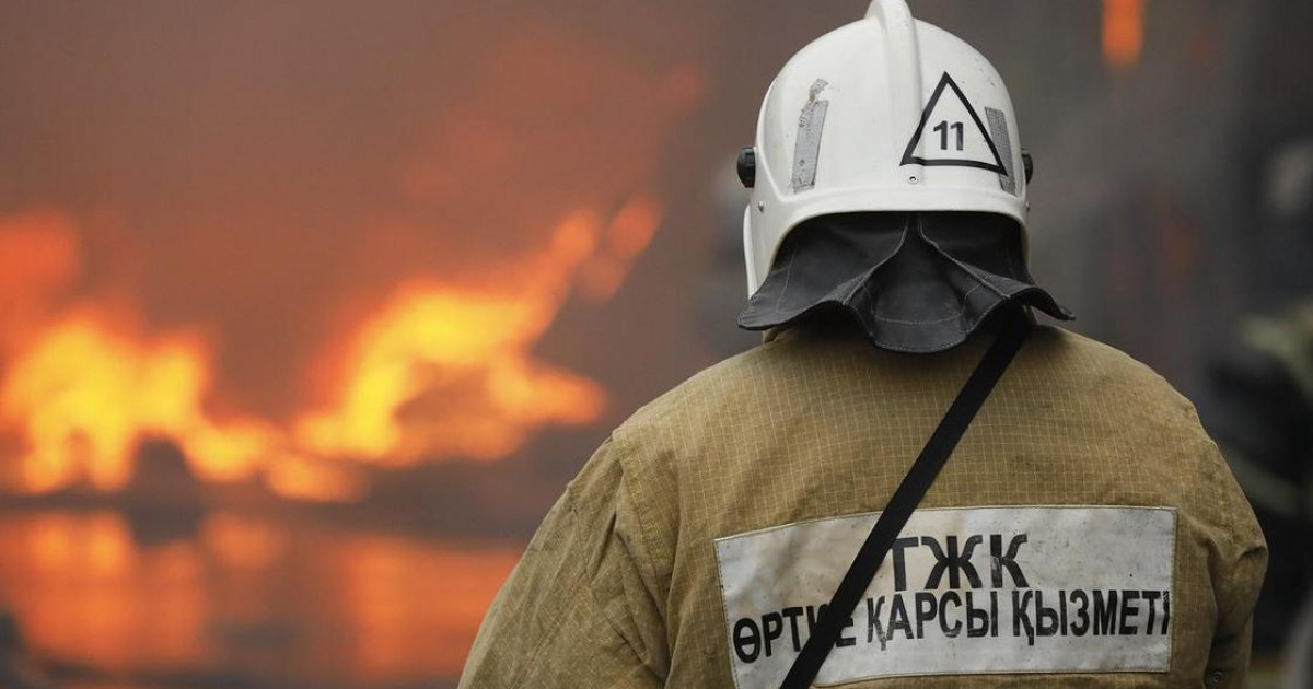 Шымкентте 7 адам өрттен құтқарылды