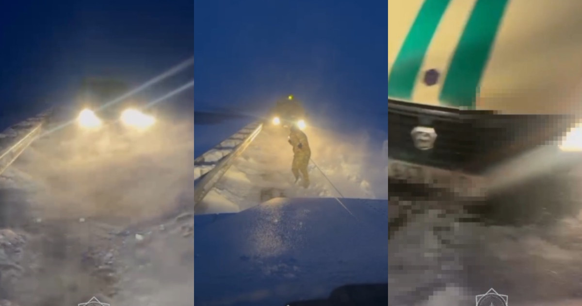 ТЖМ қызметкерлері инкассация көлігіне көмекке барды