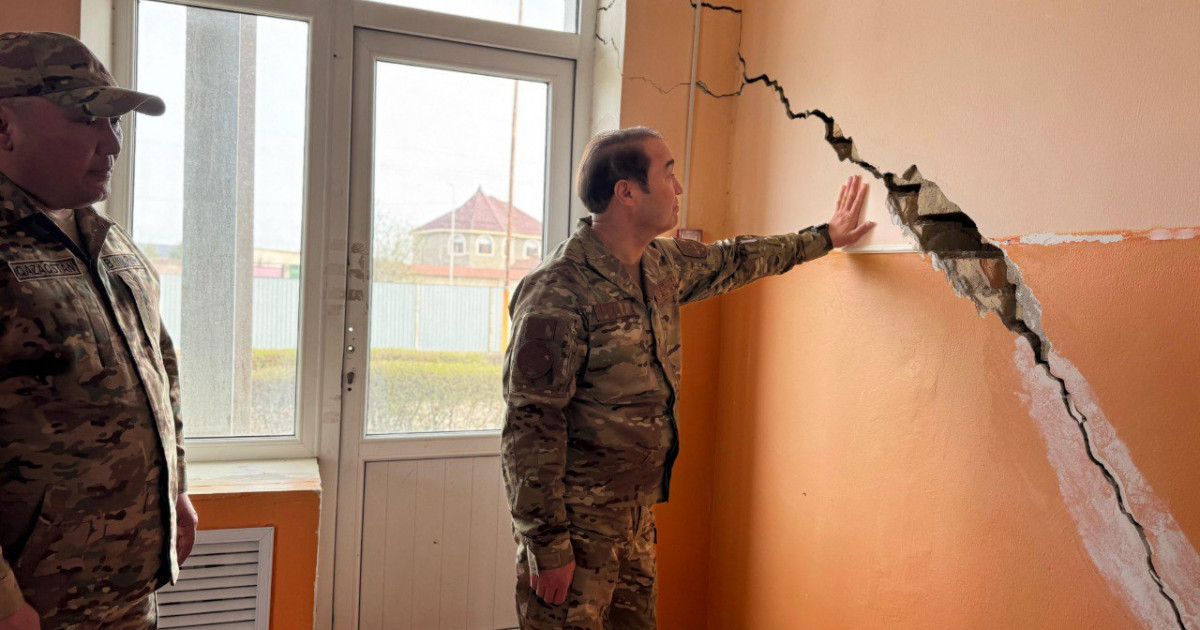 Жамбыл облысында жер сілкінісінің салдарын бағалау жөніндегі үкіметтік топтың жұмысы жалғасуда