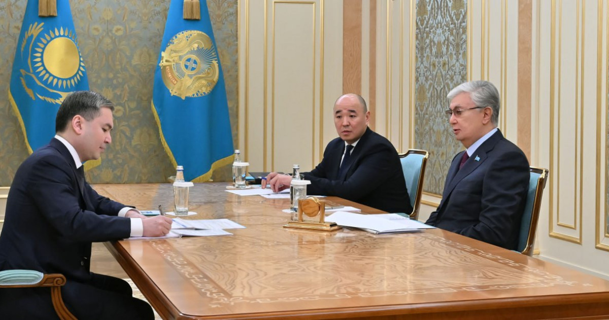 Мемлекет басшысы Өнеркәсіп және құрылыс министрін қабылдады