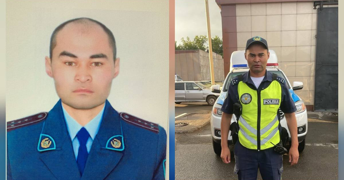 Күдіктіні жаяу қуып жетіп ұстаған полицей