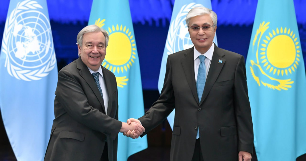 Мемлекет басшысы БҰҰ Бас хатшысымен келіссөз жүргізді