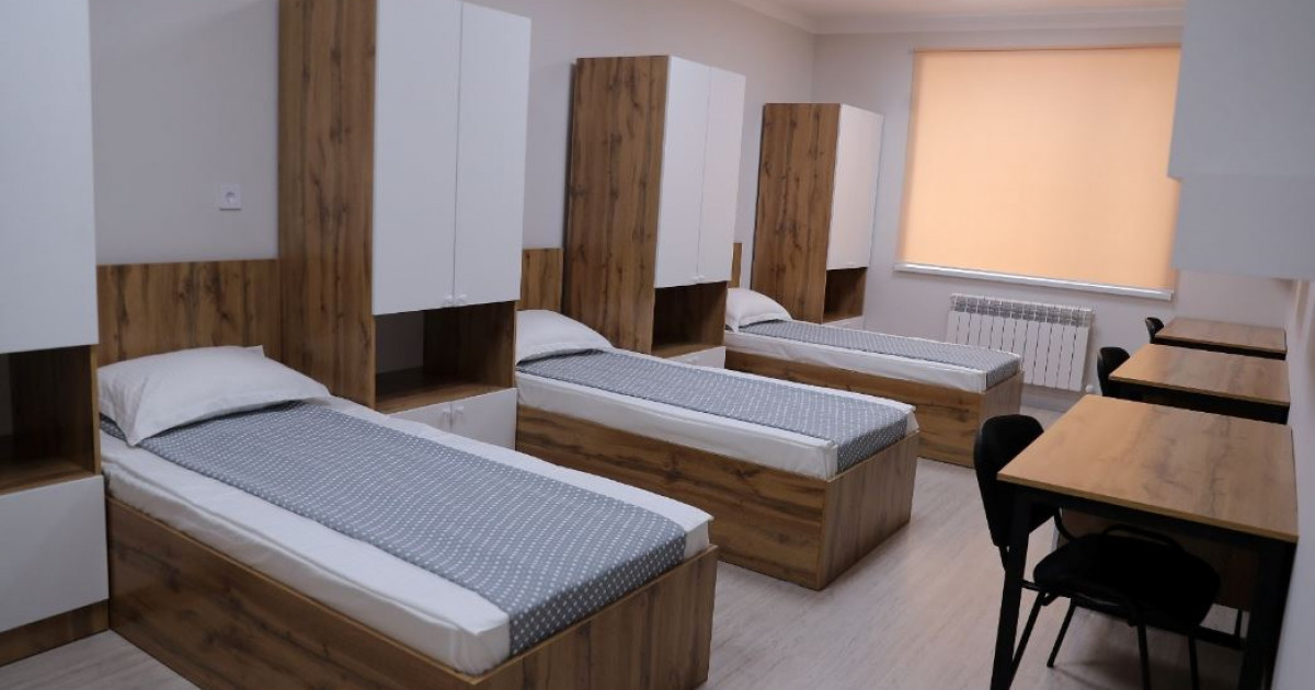 Сапалы білімге жайлы жатақхана керек