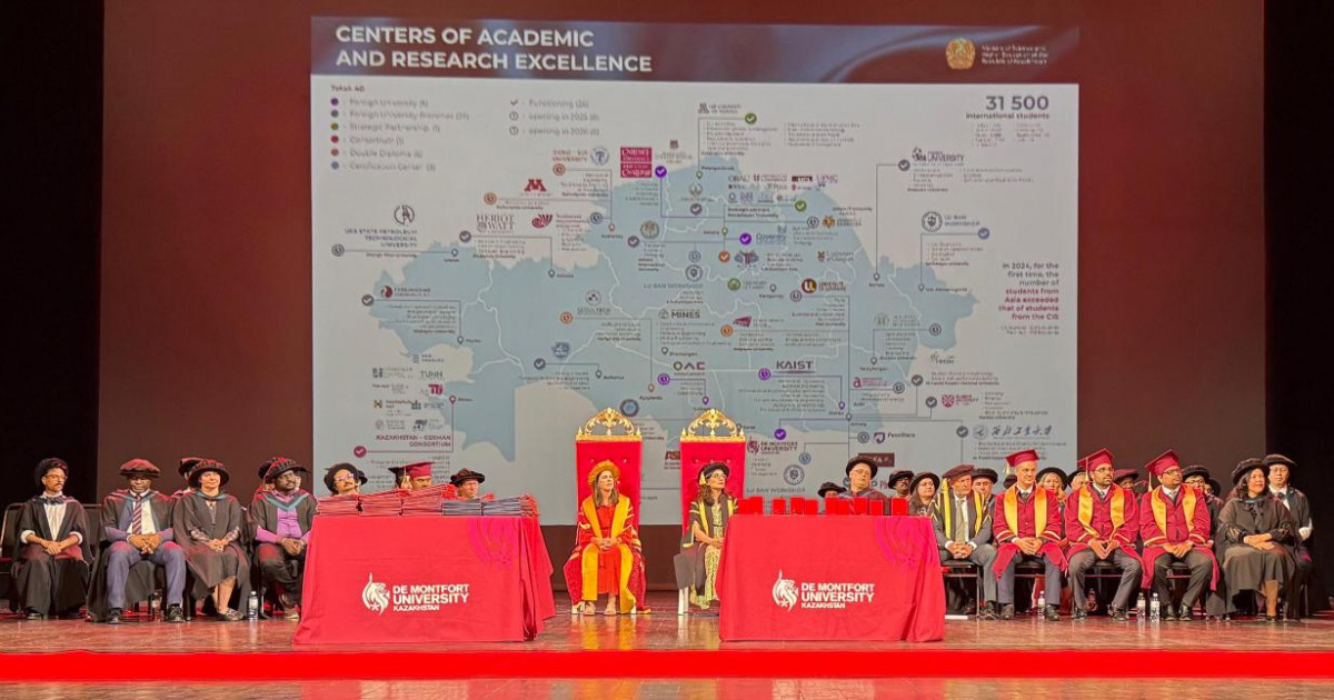 Еліміздегі тұңғыш британдық жоғары оқу орнының түлектеріне диплом табысталды