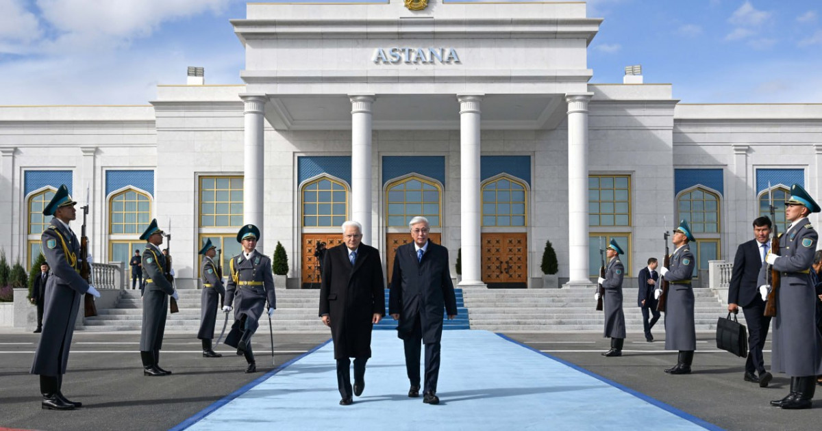 Қасым-Жомарт Тоқаев Италия президенті Серджо Маттарелланы құрметпен шығарып салды