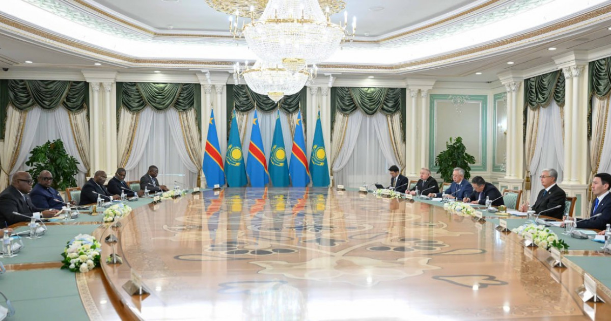 Қазақстан мен Конго Демократиялық Республикасының президенттері кеңейтілген құрамда келіссөз жүргізді