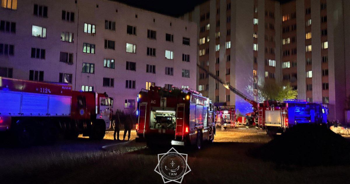 Көкшетауда көпқабатты үйден 28 адам эвакуацияланды