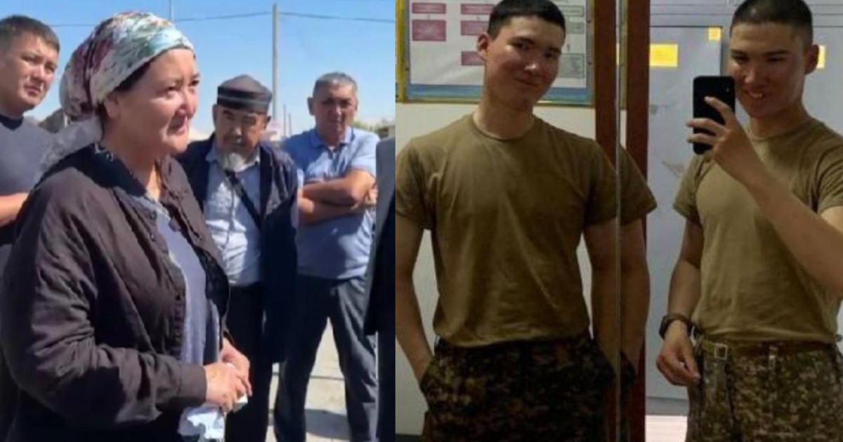 «Міне денесі, әкетіп, жерлеңіздер»: әскерде қаза тапқан сарбаздың анасы араша сұрайды
